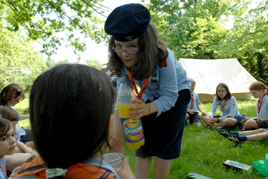 Centenaire du scoutisme, camp de jeunes filles scouts - Centenary of Scouting / Le Pelerin (2007)