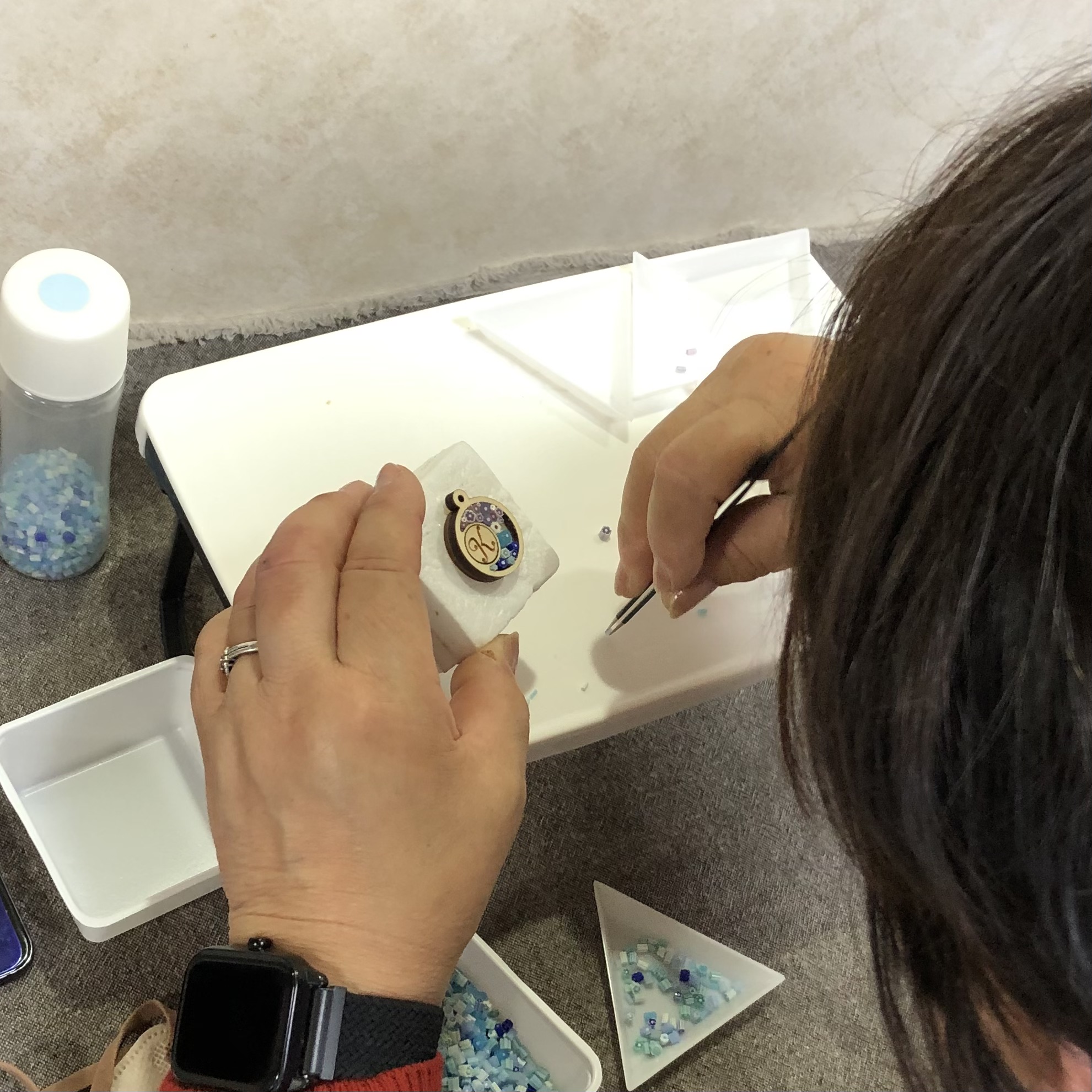 ミクロモザイク・ガラス・とんぼ玉 - son de cloche