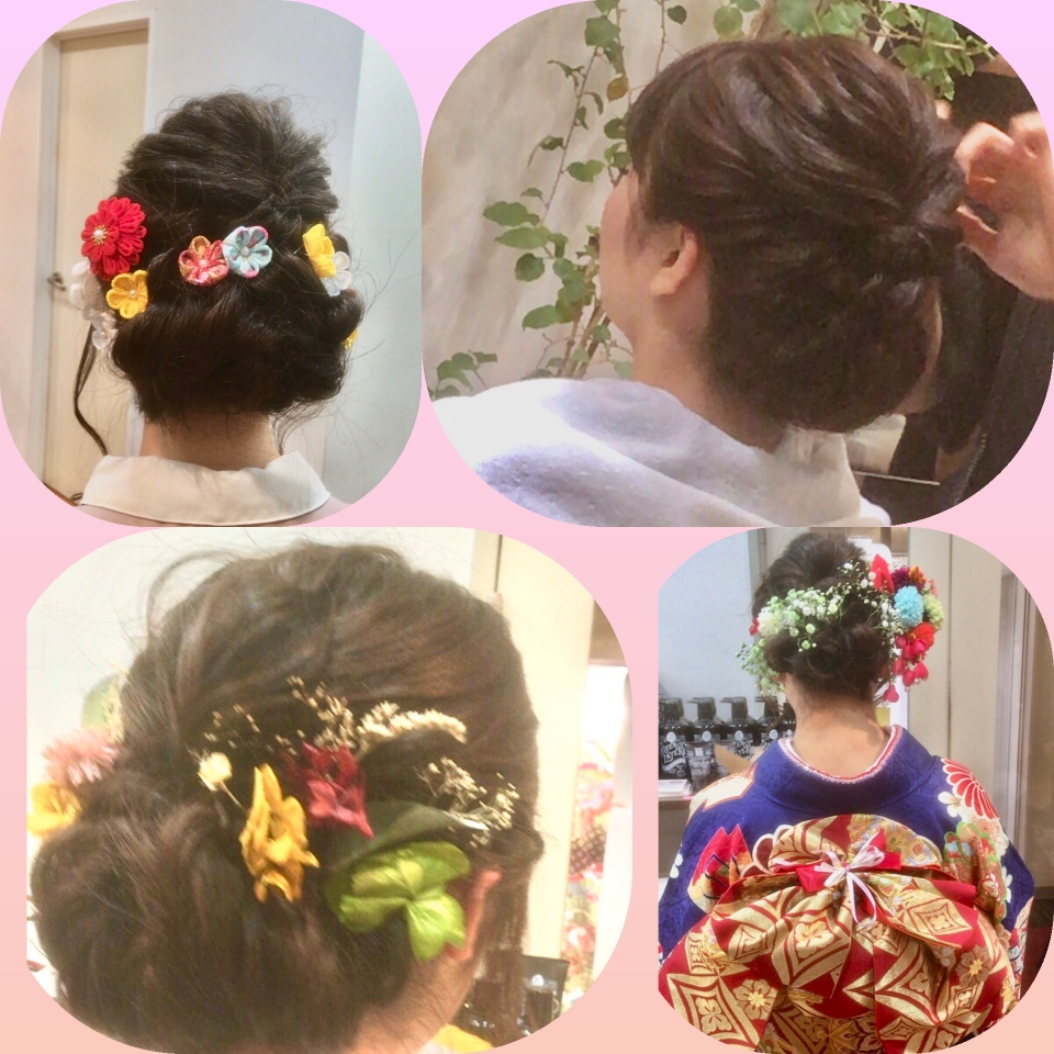 振り袖姿、豪華ですね~♥️可愛い♥️