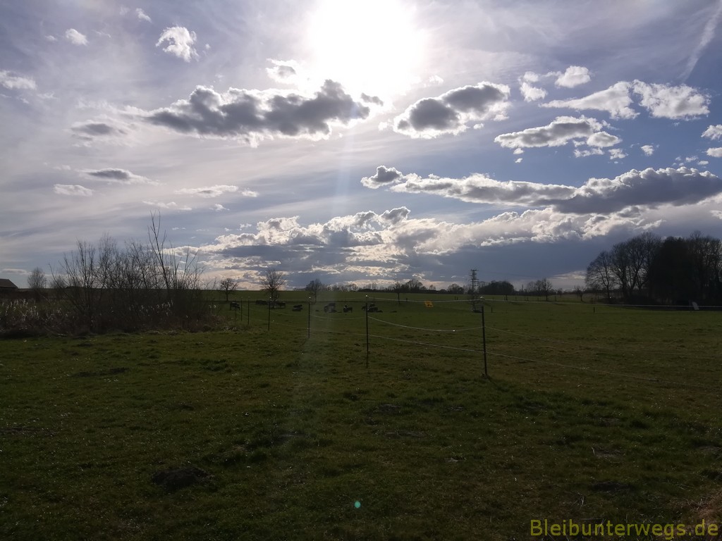 Da kommt ein Gewitter auf uns zu...