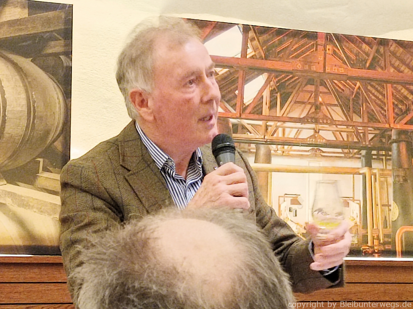 Ehrengast: Jim McEwan mit Gattin!