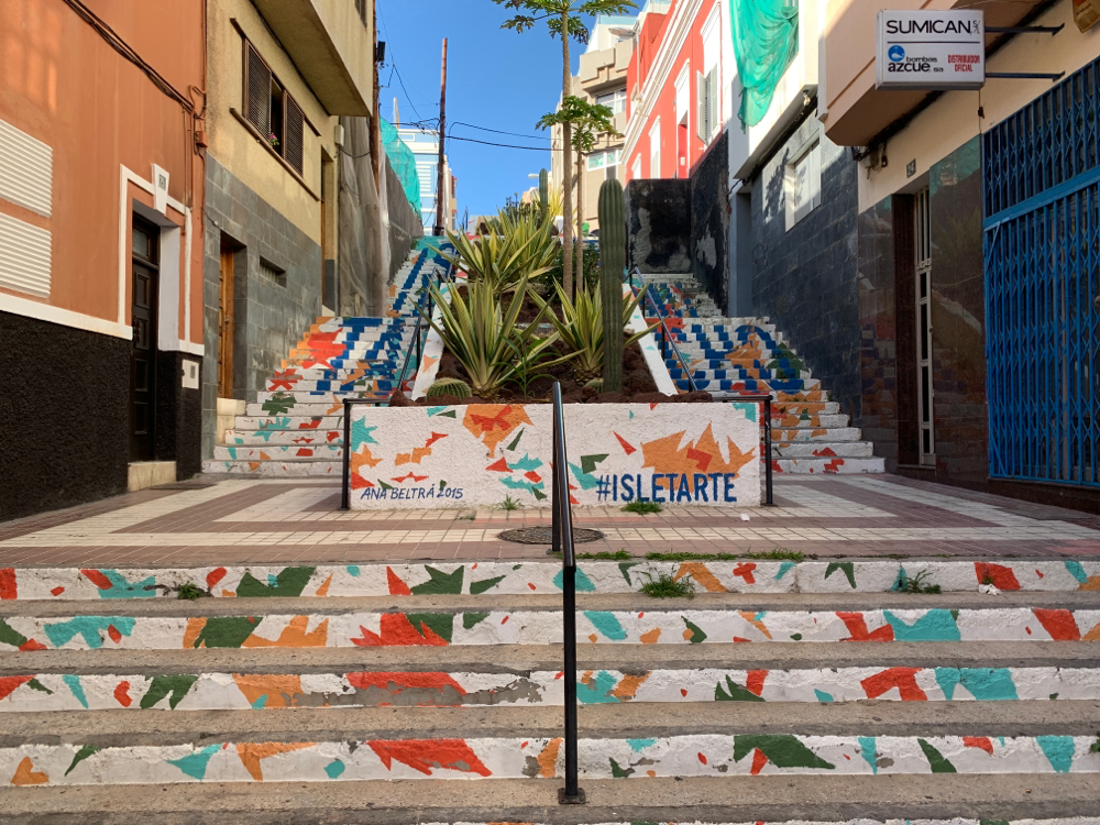 Escalera a la Isleta