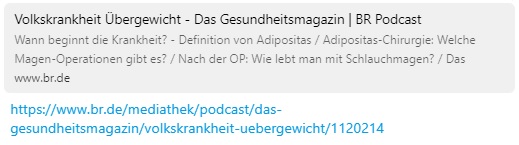 Volkskrankheit Übergewicht - Das Gesundheitsmagazin | BR Podcast