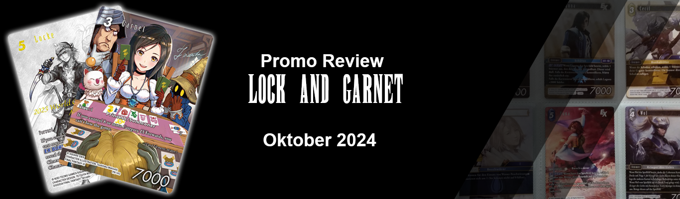 Oktober 2024 Promos: [PR-175] Lock & [PR-143] Garnet