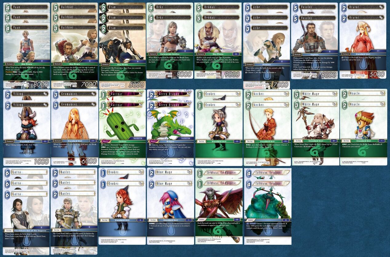 Final Fantasy XII Starter Deck Review