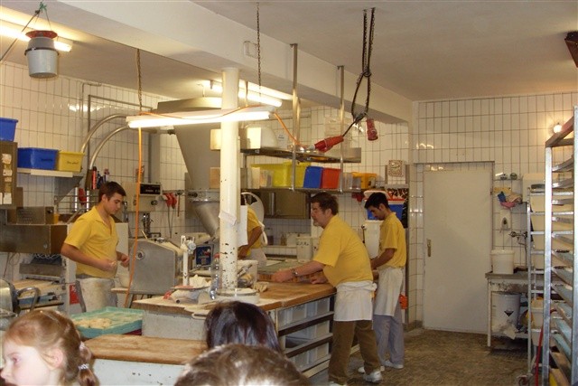 Besuch der Klasse 3c in der Bäckerei Künz