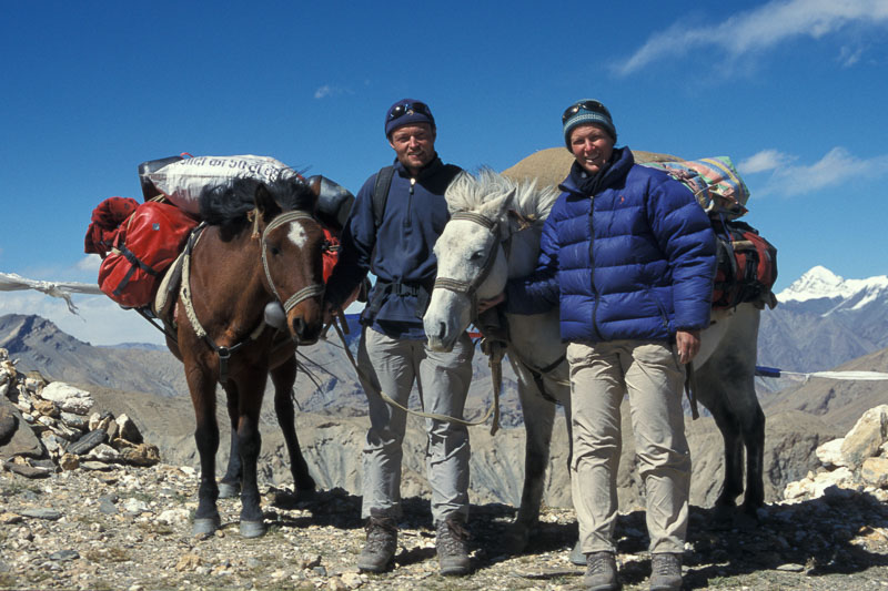 Während einigen Jahren sind Martina und Thomas Zwahlen mit eigenen Pferden quer durch Ladakh gewandert