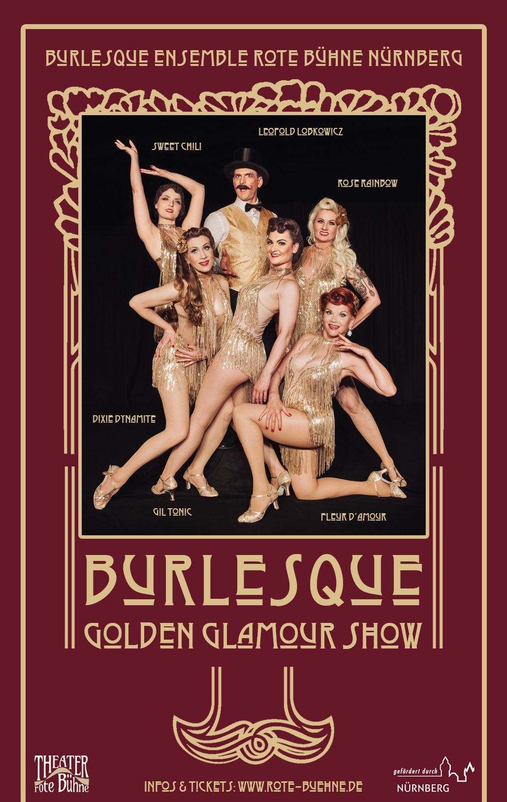 Burlesqueshow München, Burlesque Tänzerinnen, Burlesque Nürnberg, Theater Drehleier, Burlesque Show Termine München