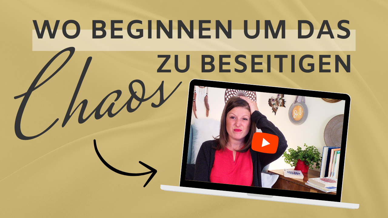 Wo beginnen um das Chaos zu beseitigen?