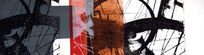 "The Wheel of Time"/Lithografie/lithography/20x70cm
