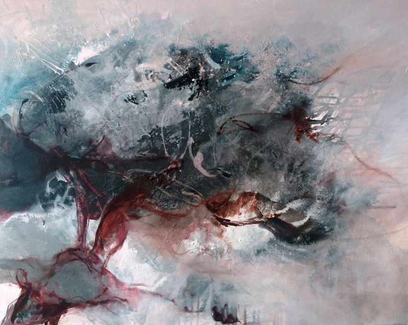 MT auf Leinen/mixed media on canvas/80x100cm/2017