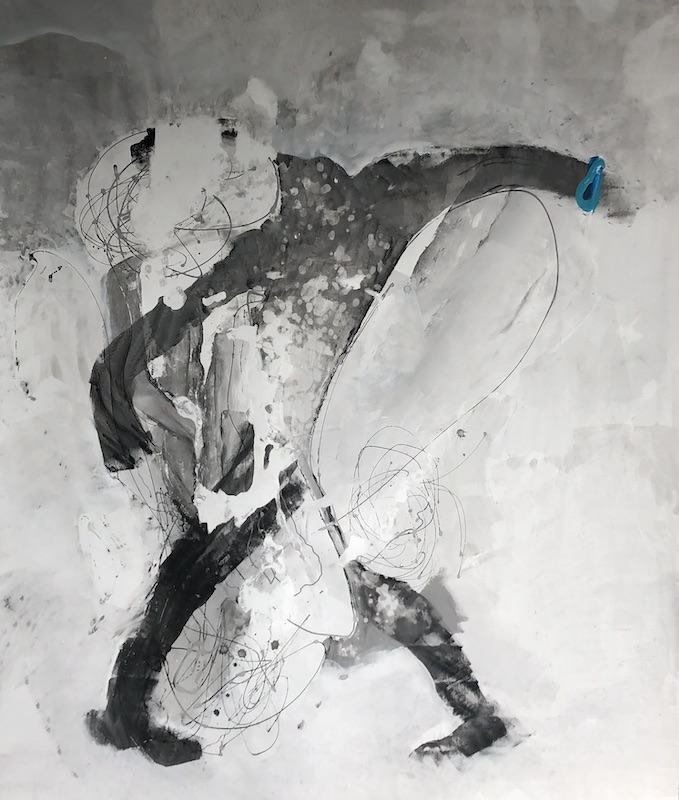 MT auf Leinen/ Mixed media on canvas/ 200 x 165cm