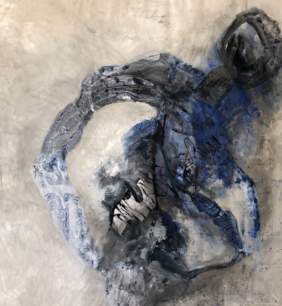 MT auf Leinen/mixed media on canvas/200x185cm/2018