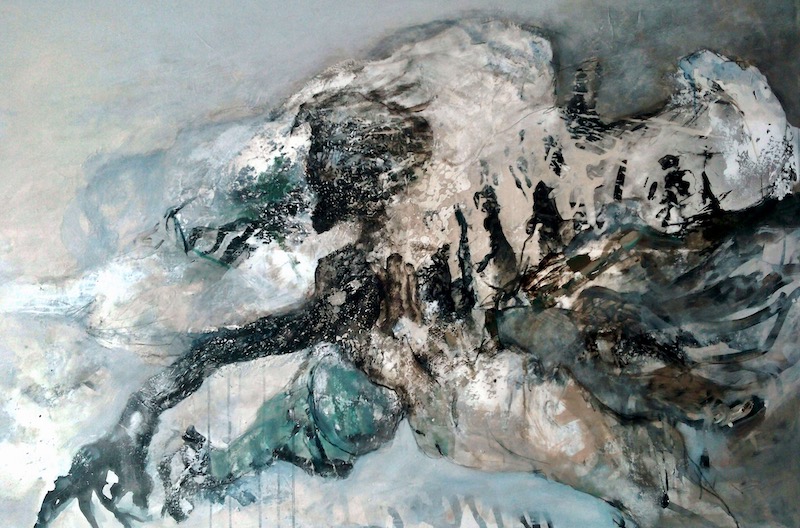 MT auf Leinen/mixed media on canvas/100x150cm/2017