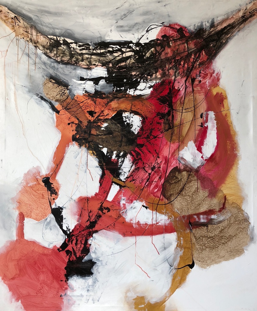 MT auf Leinen/mixed media on canvas/200x165cm/2018
