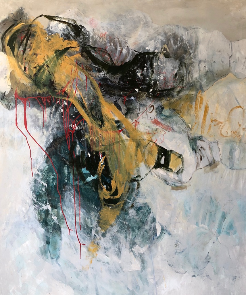 MT auf Leinen/mixed media on canvas/200x165cm/2018