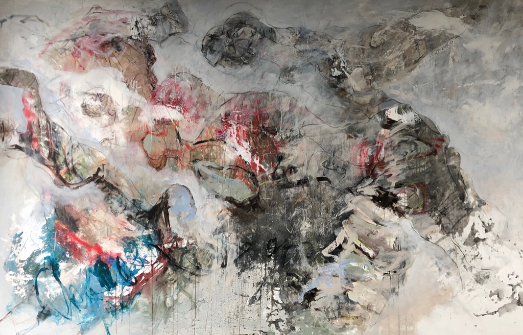 MT auf Leinen/mixed media on canvas/ 200x300cm