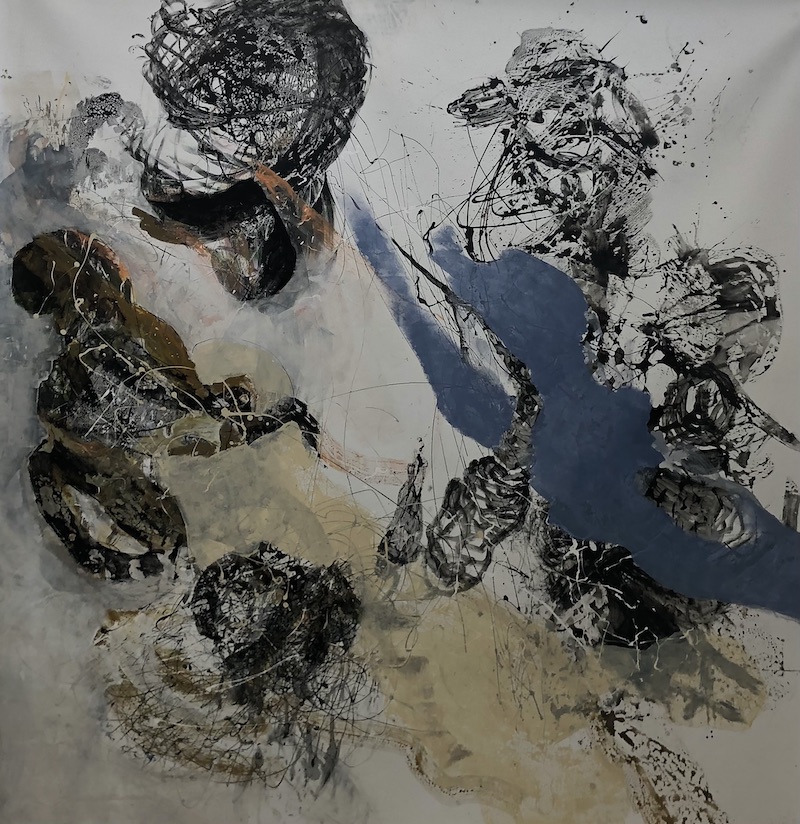 MT auf Plane/ Mixed media on tarp/ 300 x 310cm