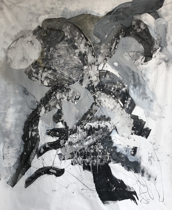MT auf Leinen/ Mixed media on canvas/ 200 x 165cm
