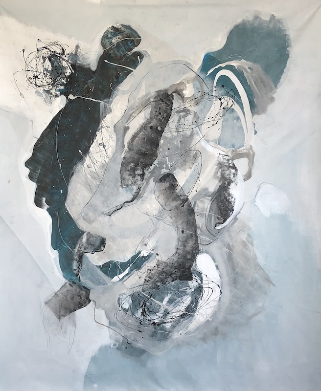 MT auf Leinen/ Mixed media on canvas/ 200 x 165cm
