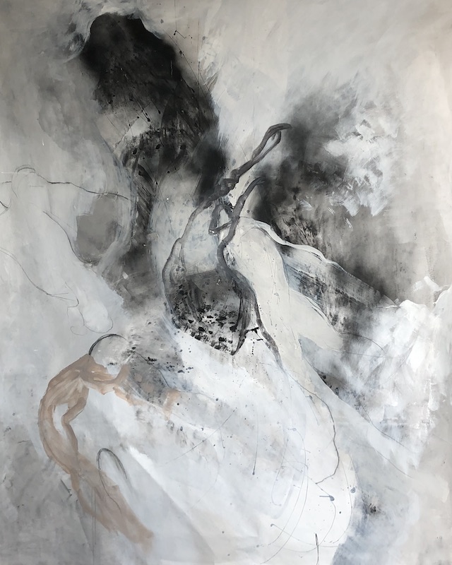 MT auf Leinen/ Mixed media on canvas/ 200 x 165cm