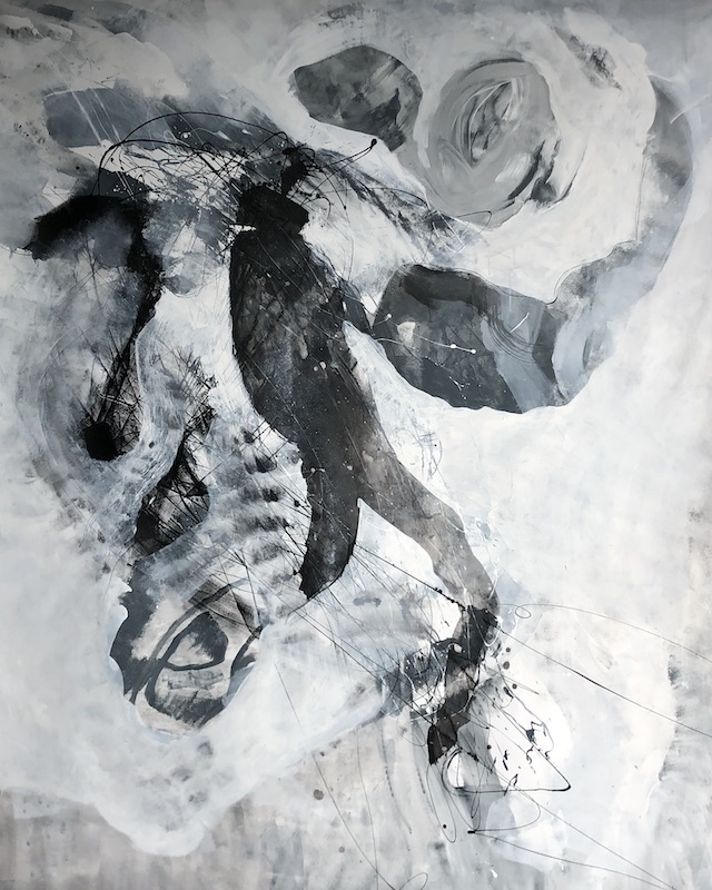 MT auf Leinen/ Mixed media on canvas/ 200 x 165cm