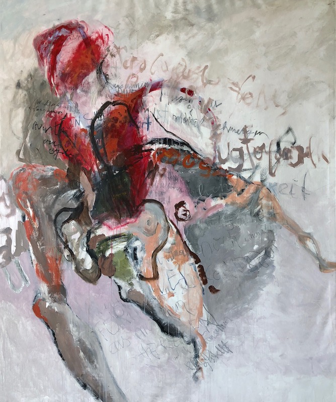 MT auf Leinen/mixed media on canvas/200x165cm/2018