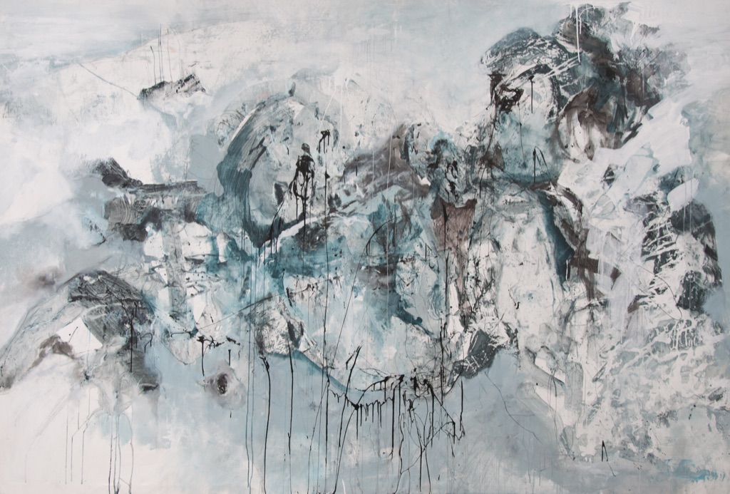 MT auf Leinen/ mixed media on canvas/ 200x295cm