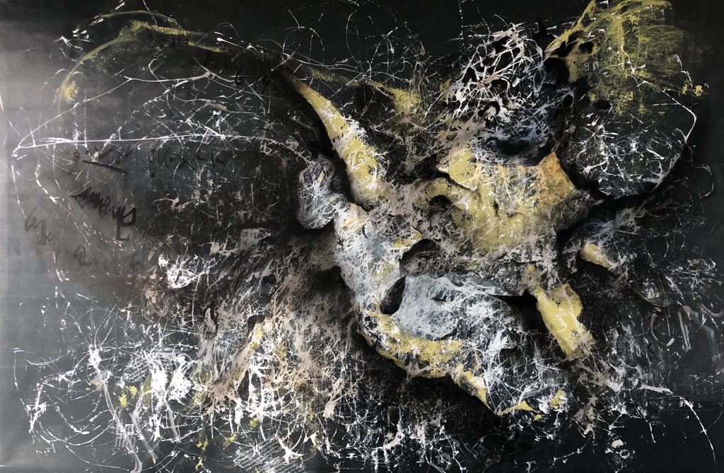 MT auf Leinen/mixed media on canvas/ 200x300cm