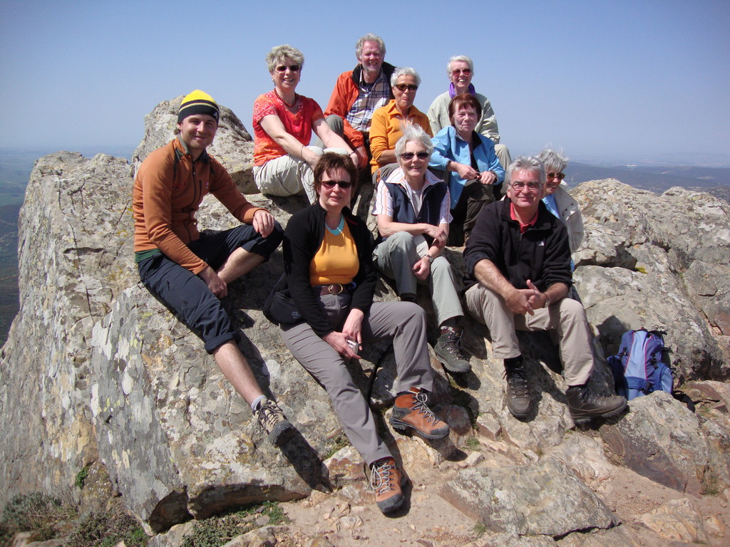 Die Wandergruppe Hänsel und Triebel März 2009.