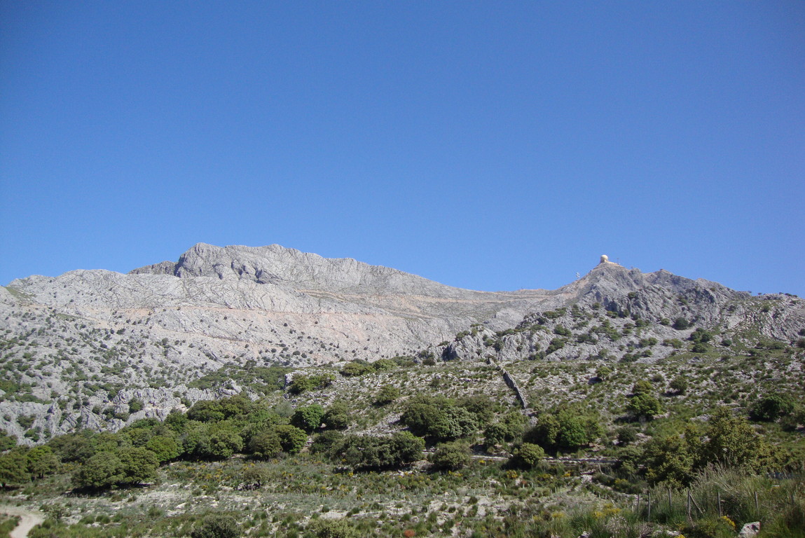 Mallorcas Gipfelregion: Puig Mayor (1475m).