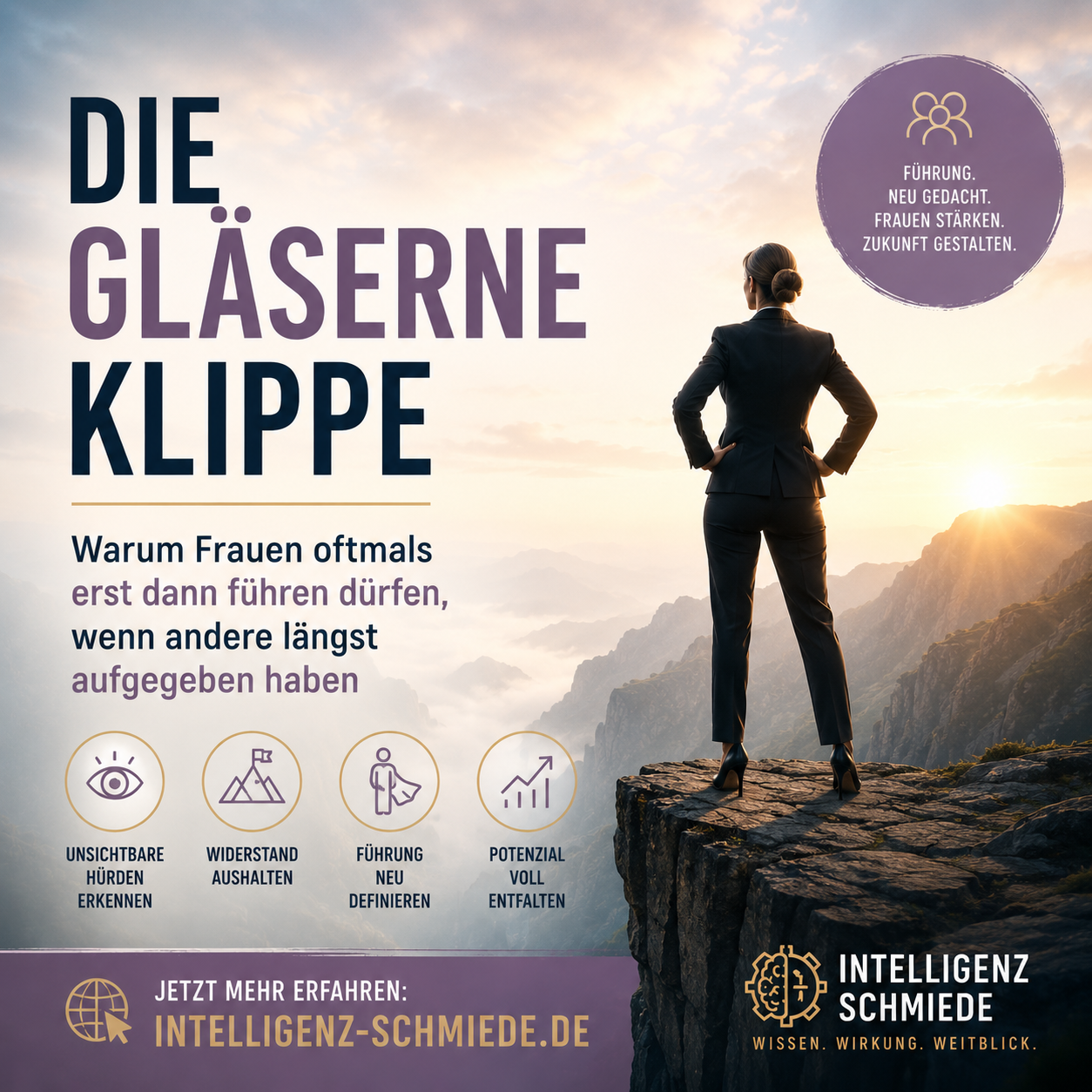 Die gäserne Klippe - Warum Frauen oftmals erst dann führen dürfen, wenn andere längst aufgegeben haben