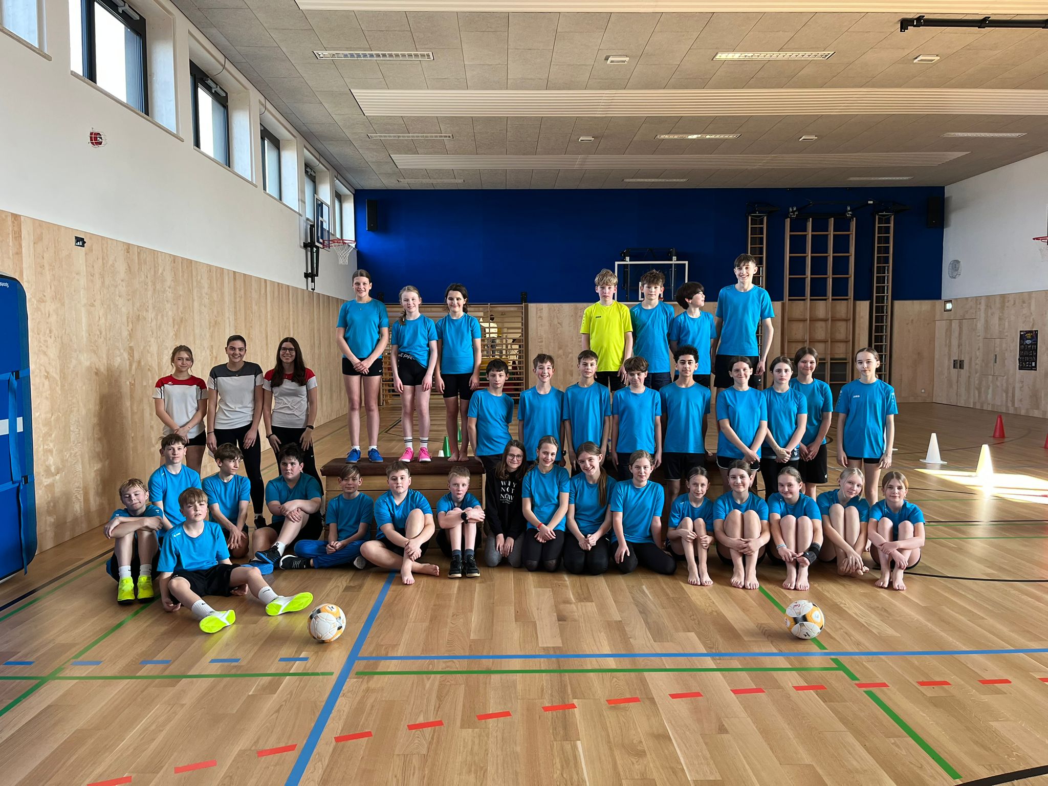 2. Klassen: BSP mit drei angehenden Fitness-Instruktorinnen aus der BBS-Rohrbach
