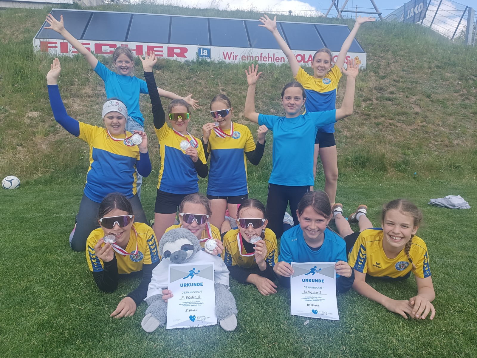 Faustball-Bezirksmeisterschaften: 2. Platz
