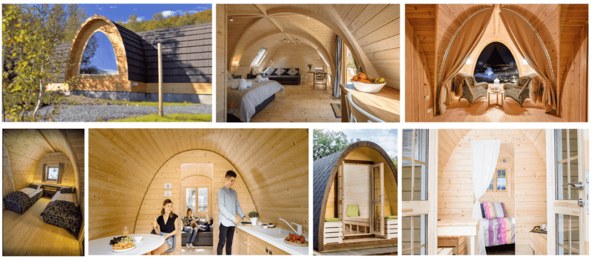 Pod en bois idéal bureau de jardin