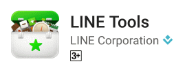 「LINE Tools」アプリ