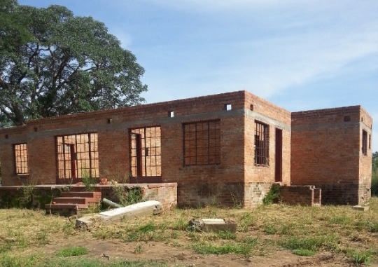 The Jafuta Centre reaches roof height