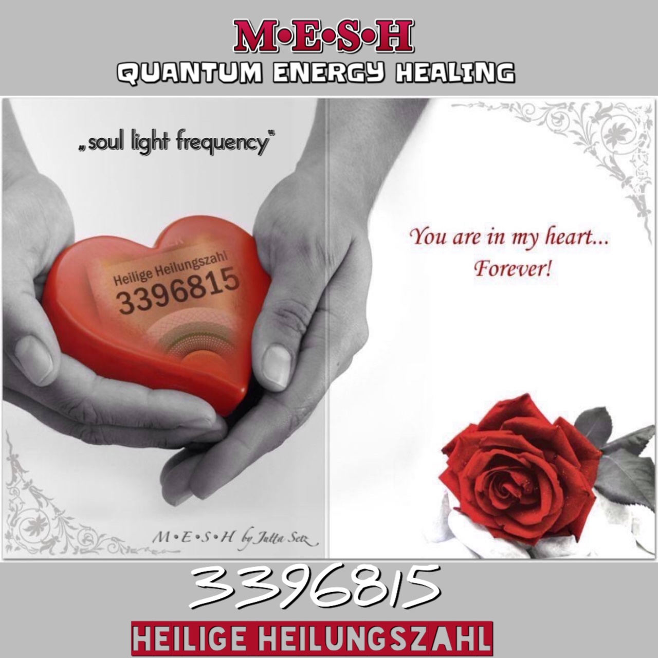HEILIGE HEILUNG's ZAHL 3396815