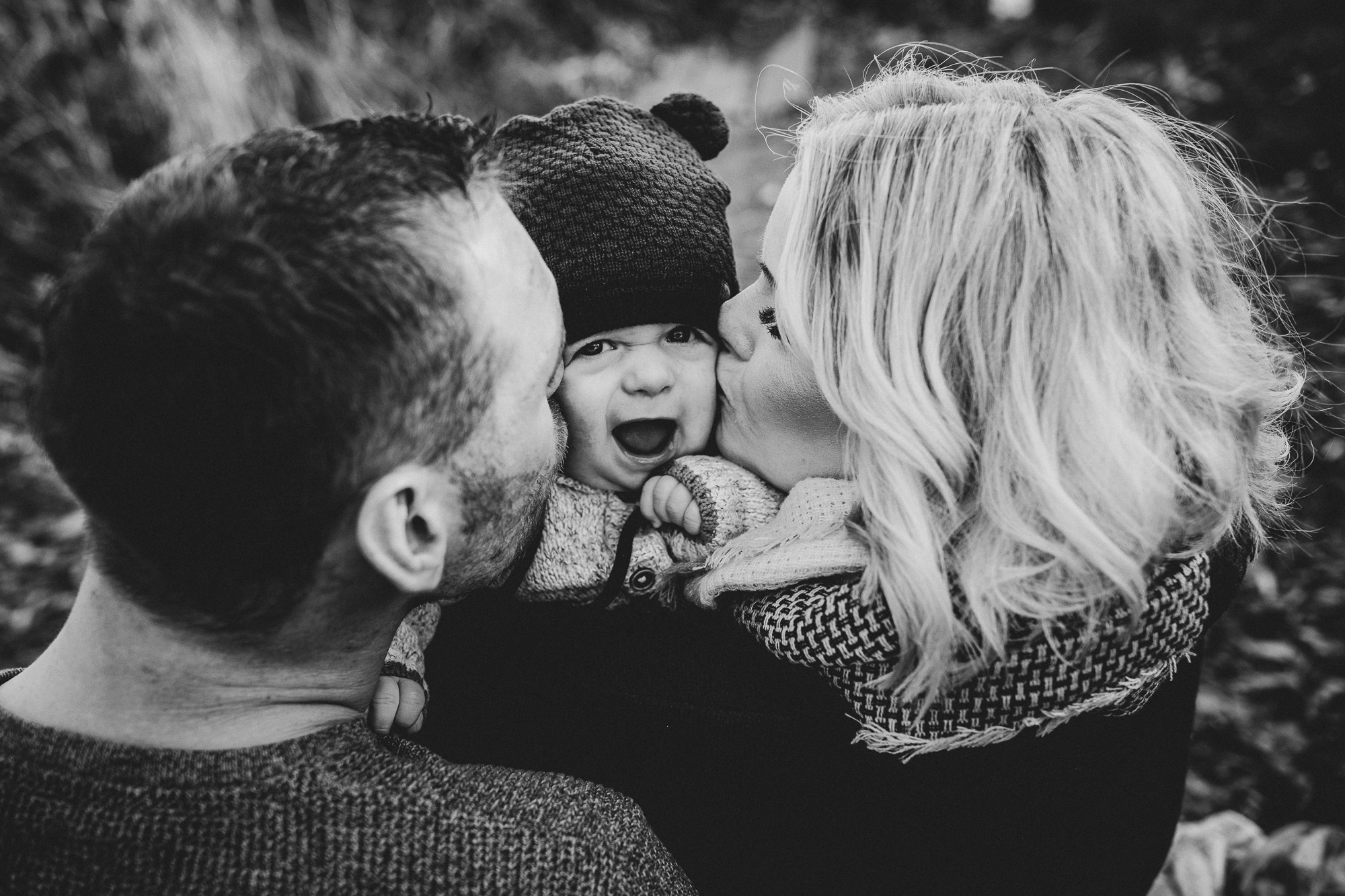 Familie mit Baby