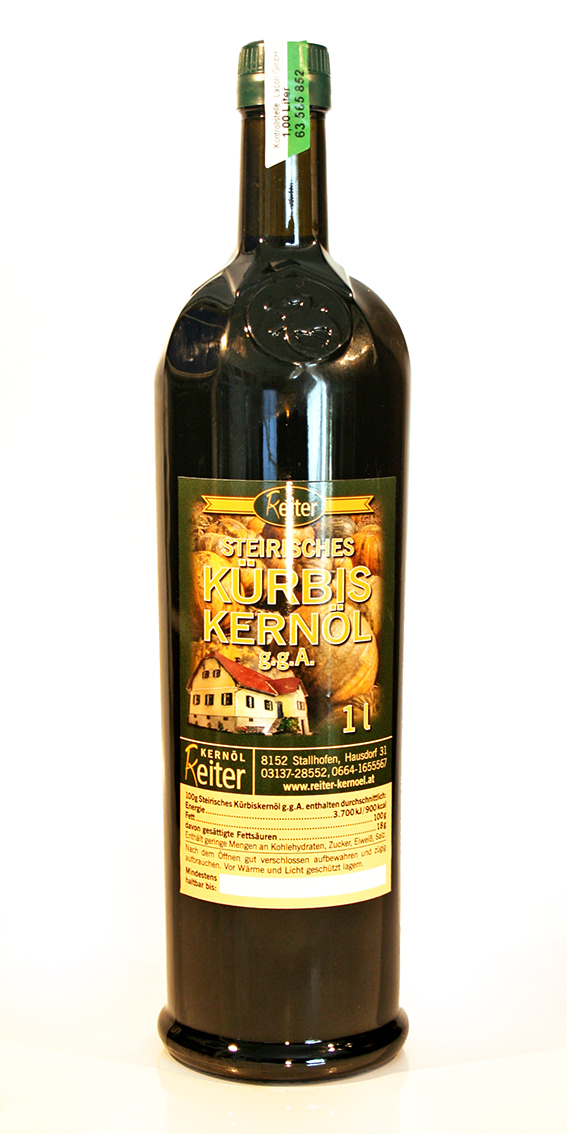 Steirisches Kürbiskernöl g.g.A. 1 l Flasche