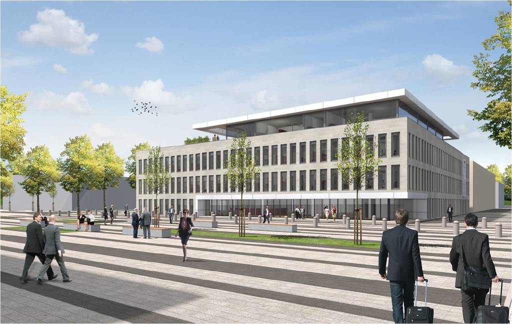 Bauvorhaben Neubau Firmenzentrale MED 360° in Leverkusen