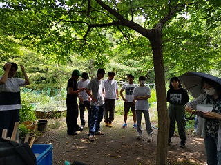千葉商科大学杉田ゼミ、今期最終の来池でした。