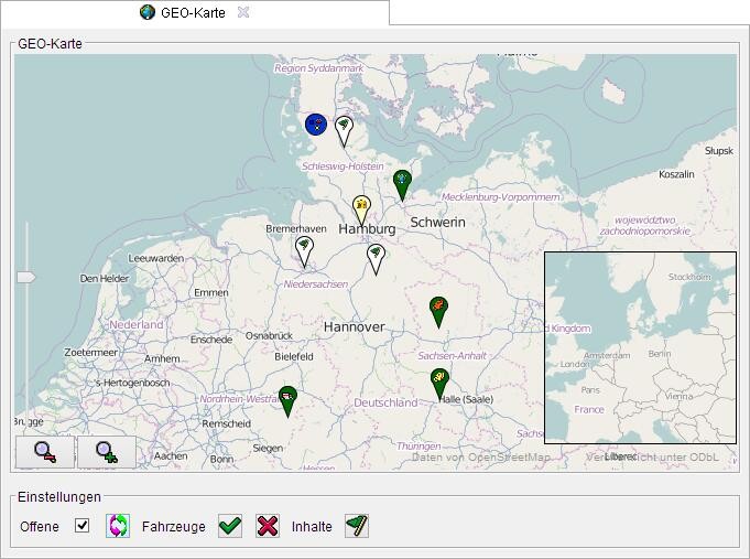 Weltatlas mit Breiten  und Längengraden