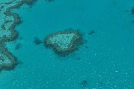 Heart Reef - Great Barrier Reef Australien (vom Hubschrauber aus fotografiert)