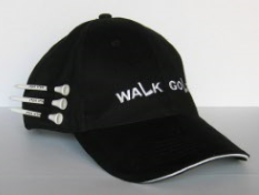 WalkGolf Cap schwarz  anstatt € 15,00 -> € 12,00