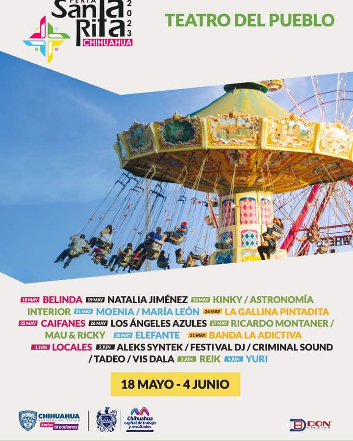 Presentación Cartelera TEATRO DEL PUEBLO Feria Santa Rita 2023 Ecos Chihuahua