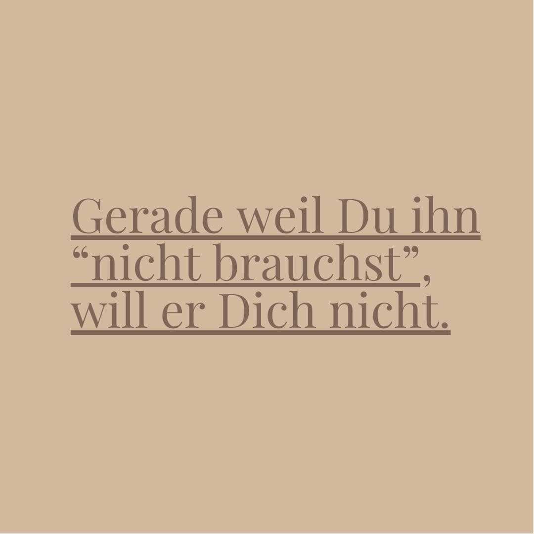 BRAUCHST DU IHN?
