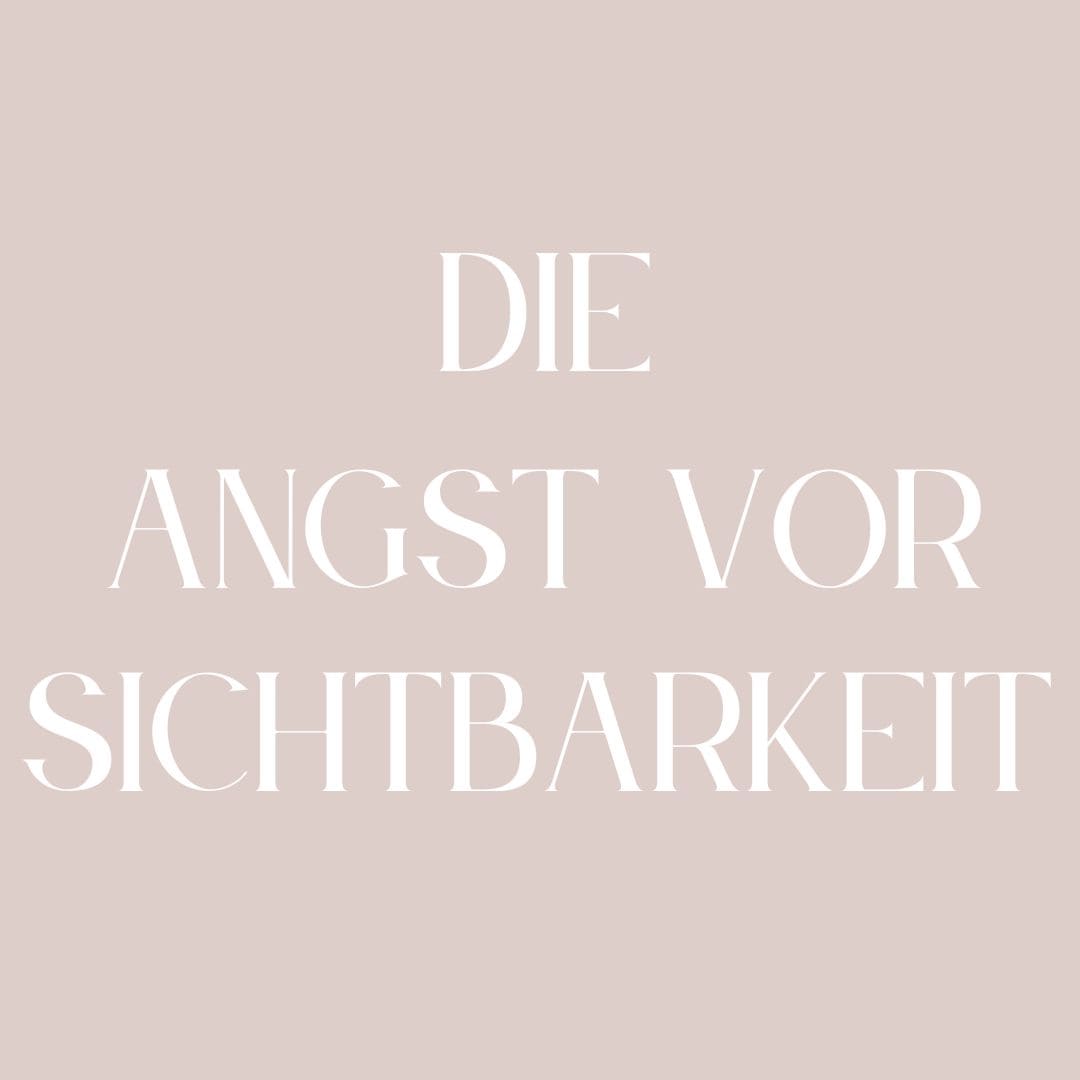 SICHTBAR SEIN