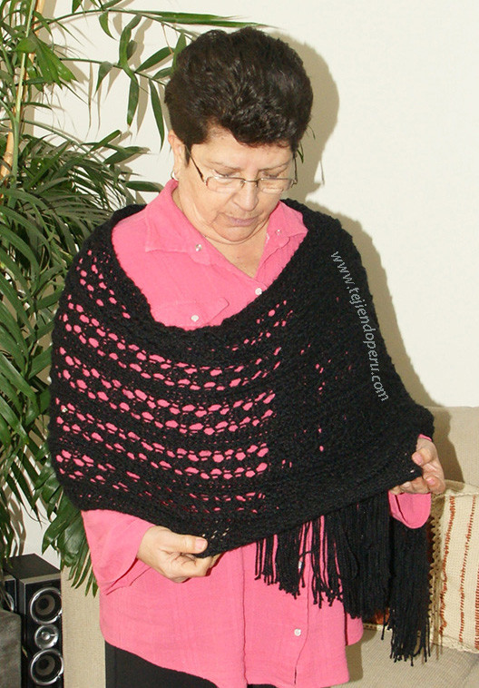 Pashmina calada - Tejiendo Perú