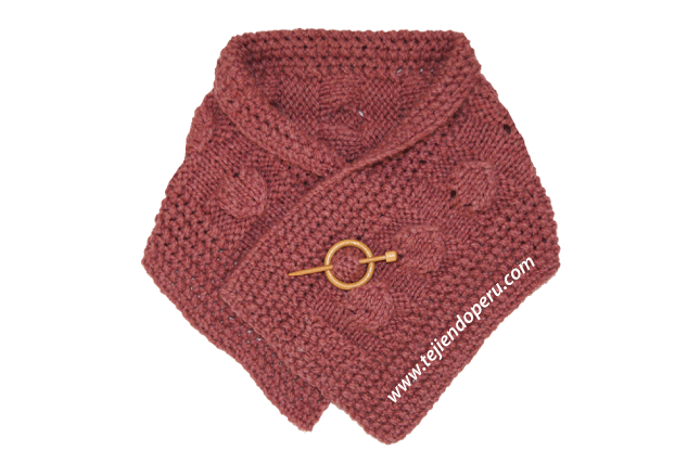 Cuello rectangular - Tejiendo Perú